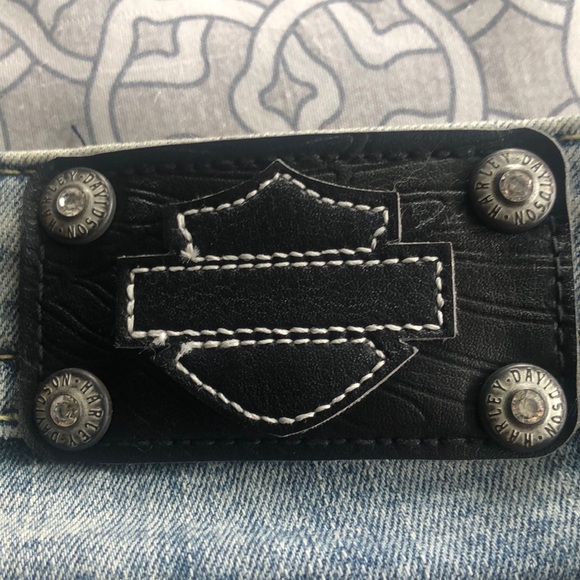 Harley Davidson Jewelled jeans size 4 - Picture 6 of 7